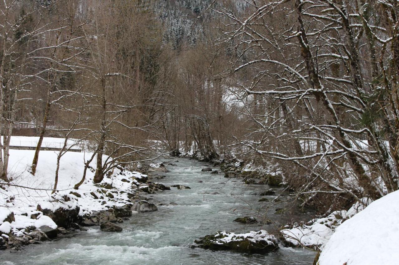 Chalet 8 Personnes + Grand Terrain Et Riviere Entremont Екстер'єр фото